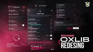 Fivem Ox Lib Redesign | Modern UI Overhaul | ESX, QBCore & QBox Compatible Savage Scrips