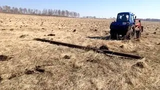 Tractor Driver's Adventures #2: Knocking Down Anthills, Building a Fence