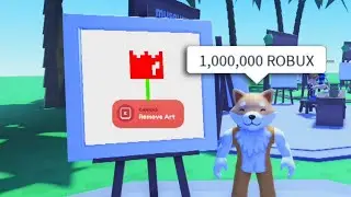 ROBLOX Art FUNNY MOMENTS with a GIRL (ROBUX)
