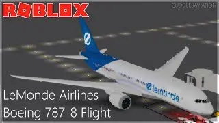 ROBLOX - LeMonde Airlines Boeing 787-8 Flight