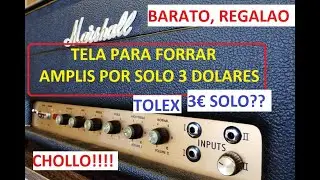 RECAMBIOS AMPLIFICADORES DE GUITARRA BAJO ALTAVOCES BARATOS  SOLO 3 EUROS  ALIEXPRES TOLEX TELA REJA