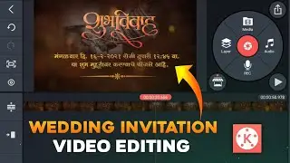Marthi Wedding Invitation Video Editing | Download Link In Description | The Crazy AB 🔥