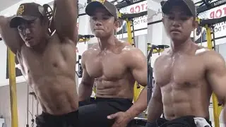 Babang Binaraga Kekar Dari Lombok Yang tampan dan Rupawan sampai Banjir Keringat Ngegym 🔥💪