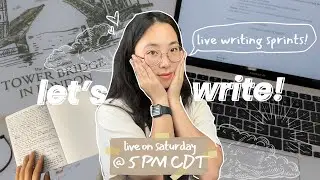 🌻 camp nanowrimo write-in // writing livestream