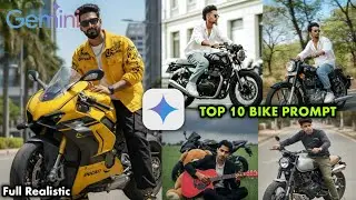 Top 10 Bike Gemini AI Prompt | Google Gemini Trending Photo Prompt