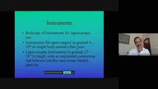 Lecture on Laparoscopic Surgery by Dr. BPS Parmar