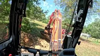 Excavator day two KUBOTA  KX040 4