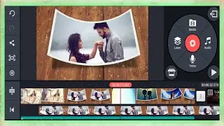 3D Photo Print Effect | WEDDING Anniversary Photo Print Video Editing | Kinemaster Video Editing