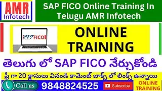 SAP FICO మార్కెట్ లో N0:1  సంస్థ  తెలుగు మరియు ఇంగ్లీష్ లో నేర్పించే  No1 ఇన్స్టిట్యూట్ మనదే