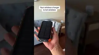Wireless charger for real this time #wireless #wirelesscharger #solarpower #powerbank