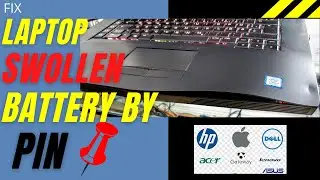 Fix Laptop Swollen Battery at HOME with Just a PIN 📌