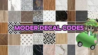 DECAL CODES FOR ROBLOX MODERN EDITION | BLOXBURG DECAL CODES | RH DANCE STUDIO DECAL CODES |