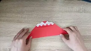 Origami, paper cupcake   /   Оригами, кекс из бумаги