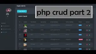 php crud operation form design | php form design |   php form setup | php crud operation