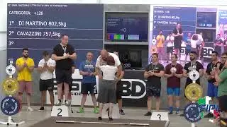 41^ GARA  NAZIONALE ATTREZZATA OPEN DI POWERLIFTING - UOMINI CAT. -93,-120,+120 KG.