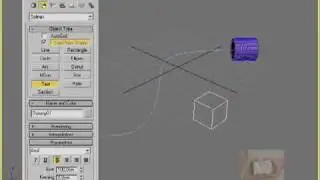 Example of Reaction Manager in 3D Studio Max