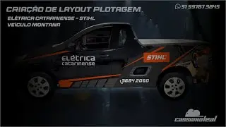 Criação Layout para envelopamento - Montana