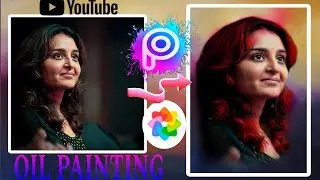 Oil Painting Editing Tutorial Picsart @binuzzvlog