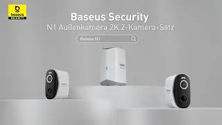 Baseus Security N1 2-Kamera Set | 2K HD-Video mit erweiterbarem Speicher #Baseussecurity#BaseusN1