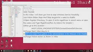 How To Stop Services In Any Windows