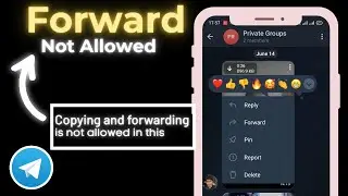 telegram forwarding not allowed