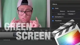 How to Green Screen/Chroma Key on Final Cut Pro X