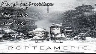 Pop Team Epic- FIrst Imperssions- The Queens of Memes