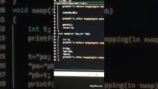 swap two numbers using call by reference iN 🧲 PrOgRaMmInG 💚🟢💚