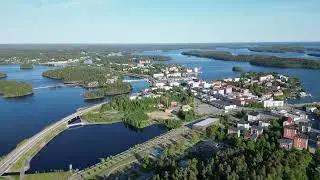 Flying over Savonlinna, Eastern Finland 11.6.23 I