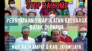 Pernyataan Sikap Ikatan Keluarga Batak Di Papua