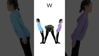 Human ABC (Letter W)