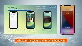 P1E Wie verbinde ich mich mit dem iPhone/iPad über iOS AP Mirroring? - VOPLLS ​​1080P-Projektor