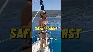 Mooring Ball…lessons learned #liveaboardlifestyle #sailinglife #sailingcouple #shorts