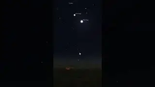 Місяць і Юпітер поруч 14 лютого 2024 року