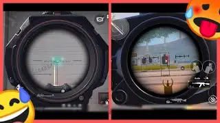 PUBG Mobile vs Free Fire - Recoil test [AK & M249 + 4x & 6x scope]