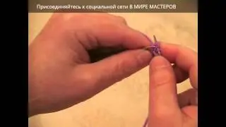 Вязание ажурной дорожки спицами, часть 1