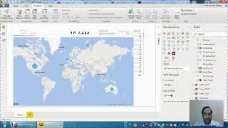Power Bi Training - part 14: Using Map Visual
