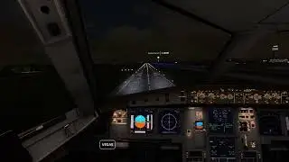 MSFS2020 | A32NX Night Landing at Austin Bergstrom #shorts