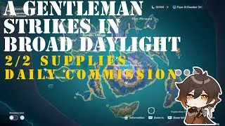 Withdraw to a safe area after taking the supplies | Genshin Impact