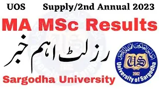 MA MSc 2nd Annual 2023 Results UOS | MA MSc Supply 2023 Results UOS | MA MSc UOS