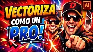 Como VECTORIZAR IMÁGENES en illustrator cc 2021