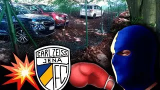Video aufgetaucht: So stürmte Jena die Heim-Kurve! (Fahnenklau)