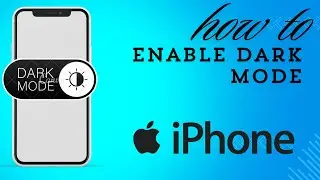 How to turn on dark mode on iPhone |How to Get DARK MODE on your iPhone!