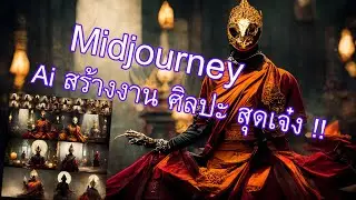 วิธีใช้งาน Midjourney  Ai สร้างภาพศิลปะ จากคำภาษาอังกฤษต่างๆ ที่เราพิมพ์ลงไป