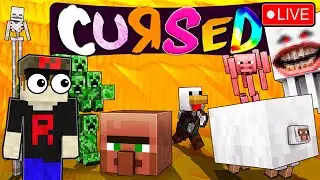 Minecraft But its Cursed! NEW Community Realm || Bedrock