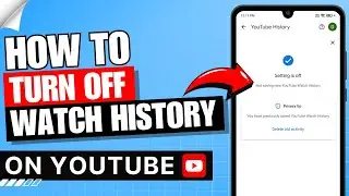How to Turn Off Watch History on Youtube on Phone ✅ | Android | iPhone