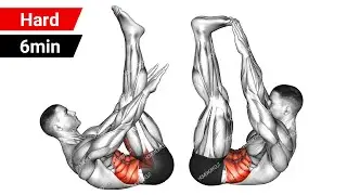 Powerful Abs Workout! It's Really Hard, but I Promise you Six-pack Abs.