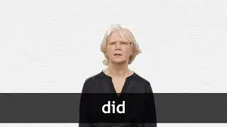 How to pronounce DID in American English