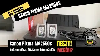Canon pixma MG2550S nyomtató beüzemelése, általános információk