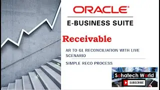 AR to GL Reconciliation with live scenario || best session for AR closing in Oracle R12 - Session 27